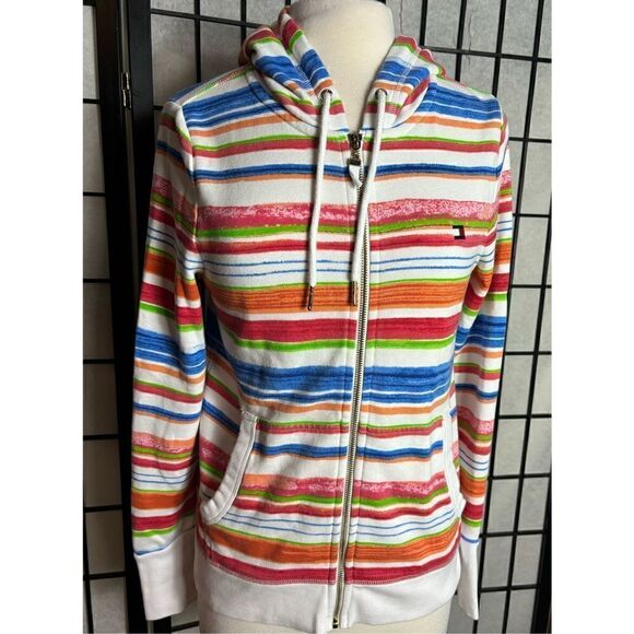 Tommy Hilfiger Active Striped Zip Up Jacket - Picture 1 of 8